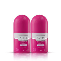 Azha Roll On Whitening Deodorant Deep Purple 1+1 60 ml