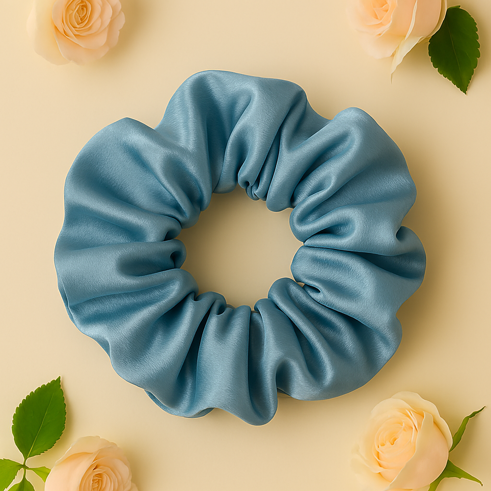 Re.MooN Satin Hair scrunchies Colorful Silk