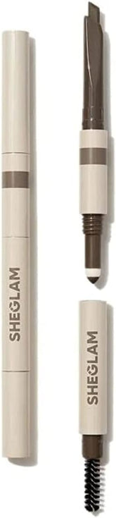 SHEGLAM Brow Goals 3-In-1 Eyebrow Pencil-Chocolate