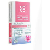 Coco Strips Waxy for Hair Removal with Rose- 10 Strips