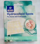 Cure aid 24 Pieces Hydrocolloid Spots For Acne Treatment
