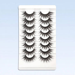 Shein 8 Pairs Full Lashes Cat Eye Look Tail Elongated
