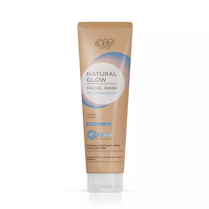Eva Skin Care Natural Glow Facial Wash for Combined Skin 100ml