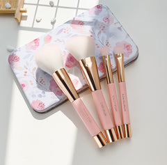 4pcs Mini Brush for Makeup Brush Set with Magnetic+box