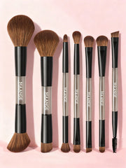 Maange 7Pcs Makeup Brush Black