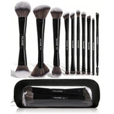 Maange Brush Set With Bag10Pcs