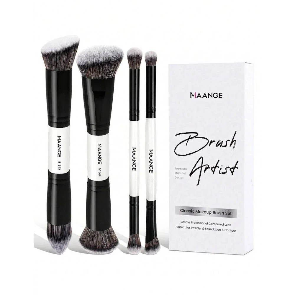 Maange Brush artist Black and Whirte 4Pcs