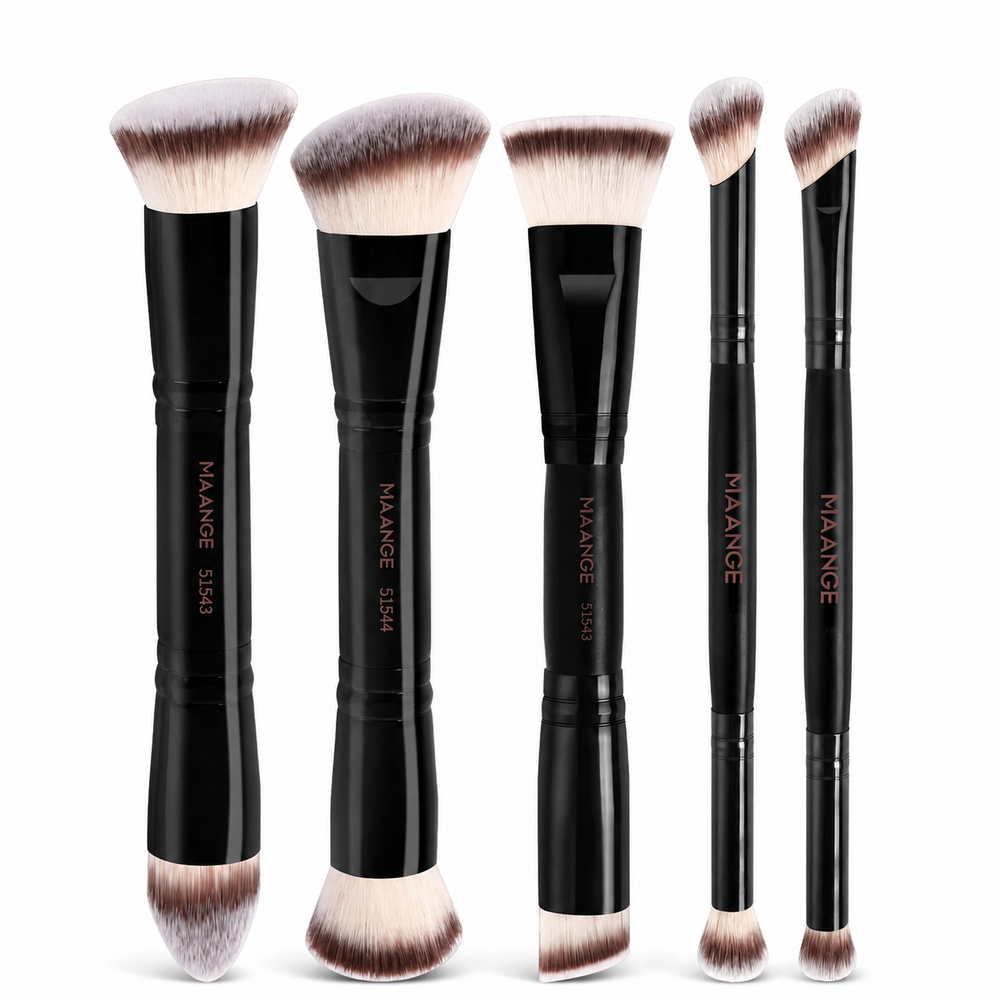 Maange Makeup Brush 5Pcs black