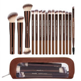 Maange Makeup Brush Set 16 Pcs With Bagag