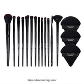 Maange Makeup brush set 13 pieces and 3 sponge pieces
