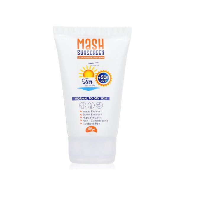 Mash Sunscreen Daily Moisturizing Cream SPF 50 60gm