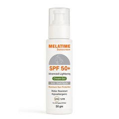 Melatime sunscreen SPF 50+ Advanced Lightening