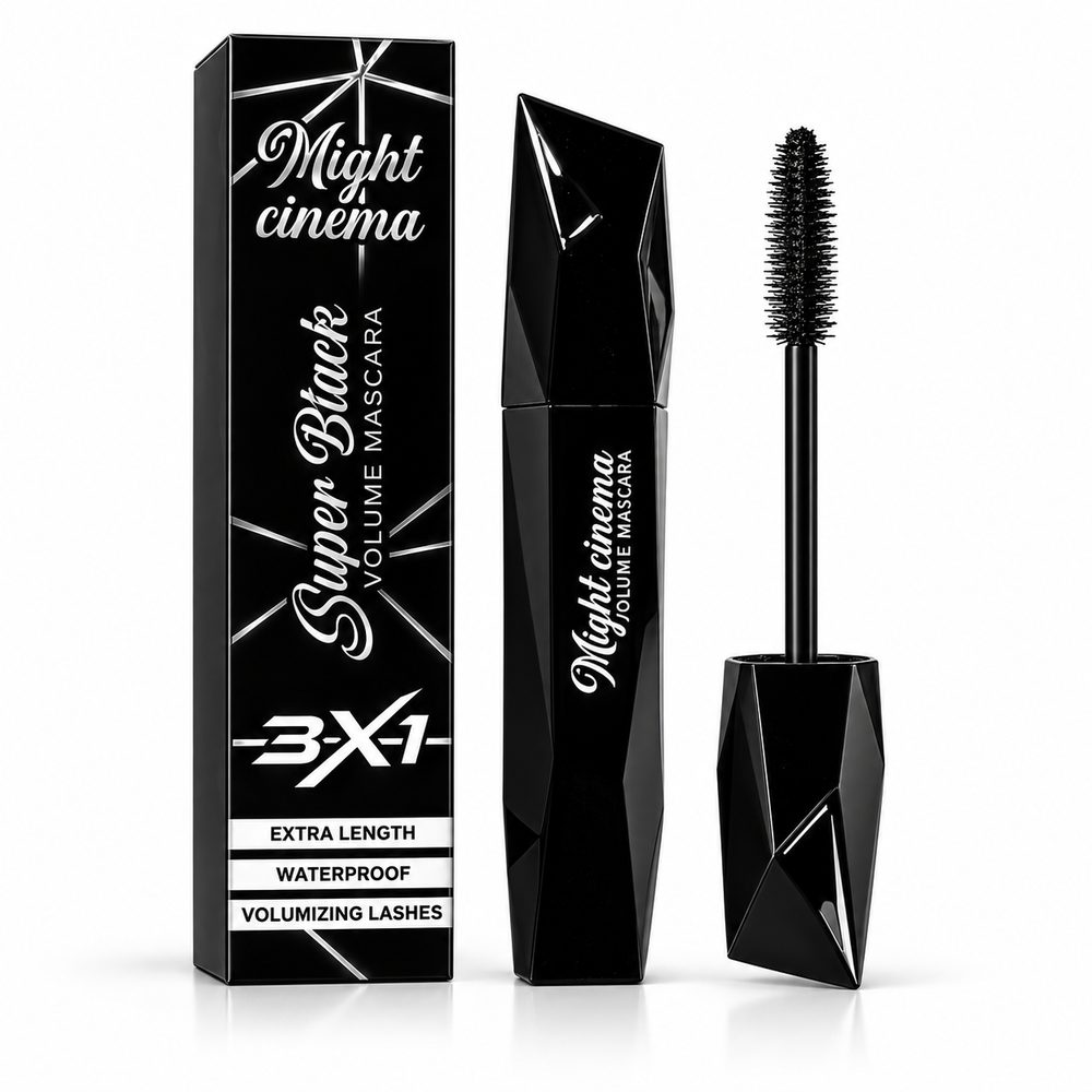 Might Cinema 3-in-1 Volume Mascara Waterproof Black