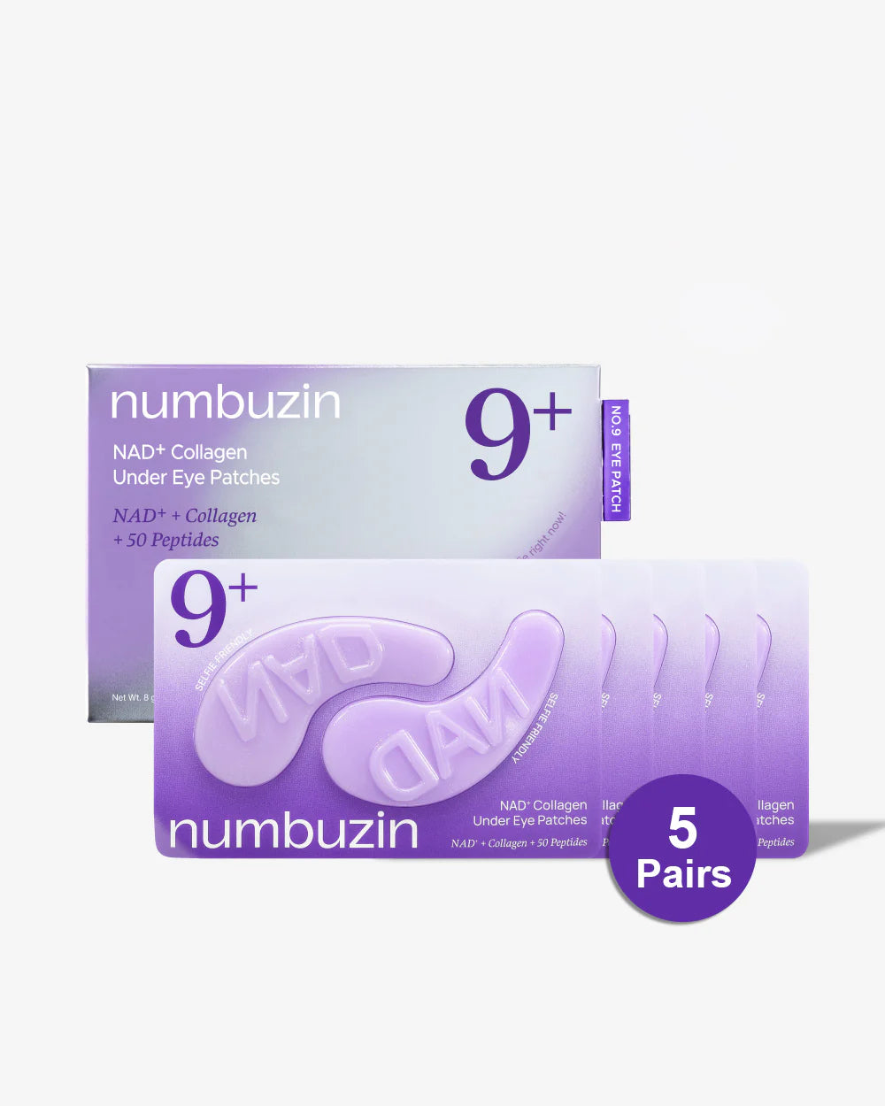 Numbuzin NMN Collagen Under Eye Patches with 50 Peptides