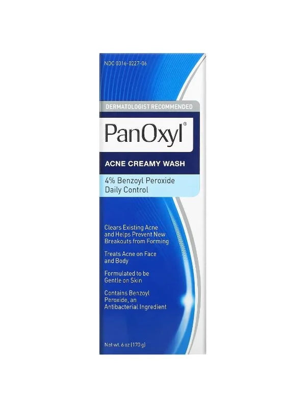PanOxyl Acne Creamy Wash 4% Benzoyl Peroxide