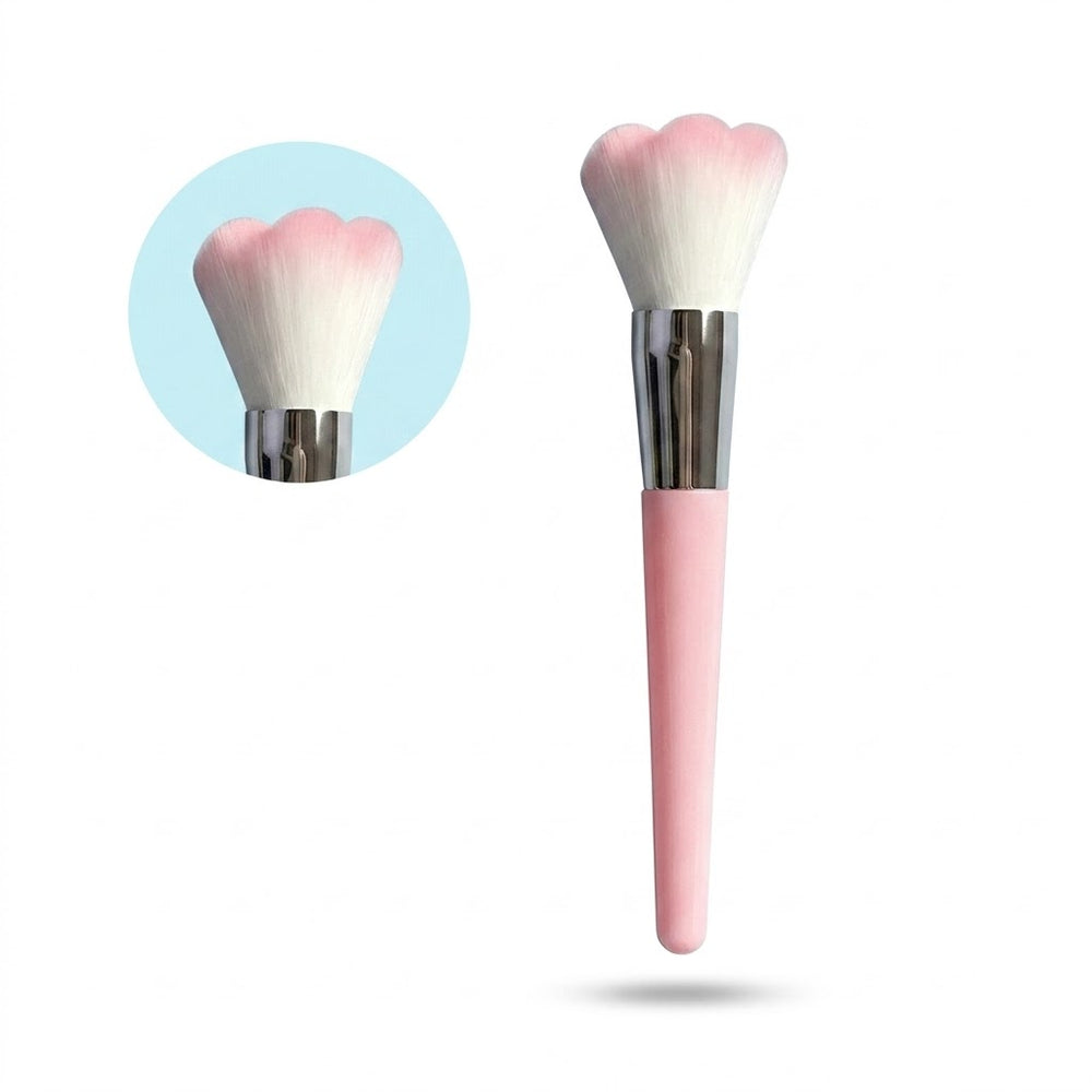 Shein Pink Flower Shaped Blush Brush