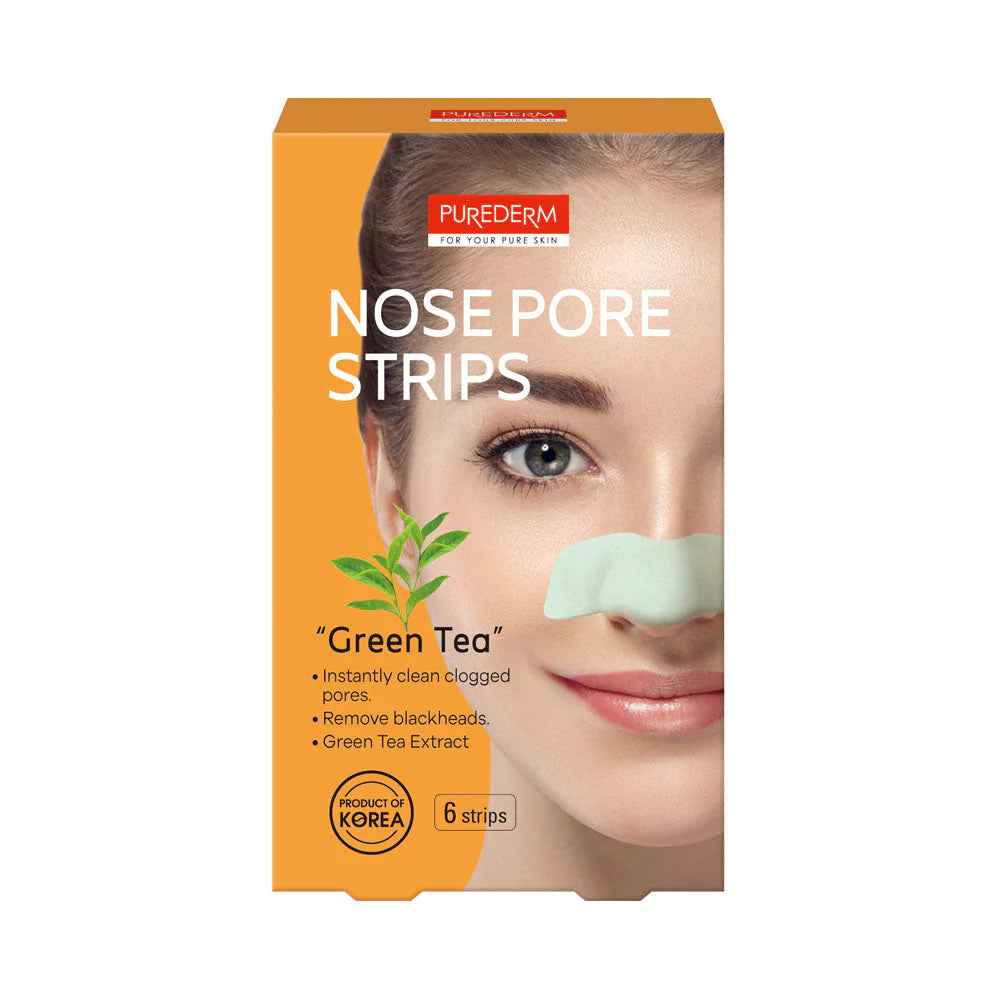 Purederm Green Tea Nose Strips 6 pcs