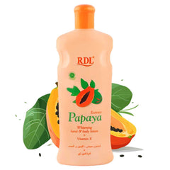 RDL Papaya Lightening Hand and Body Lotion 600ml