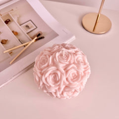 Rose Ball Scented Candle
