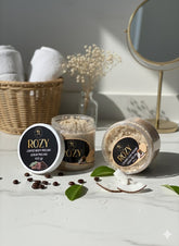 Rozy body scrub Coconut & vanilla &musk 400g