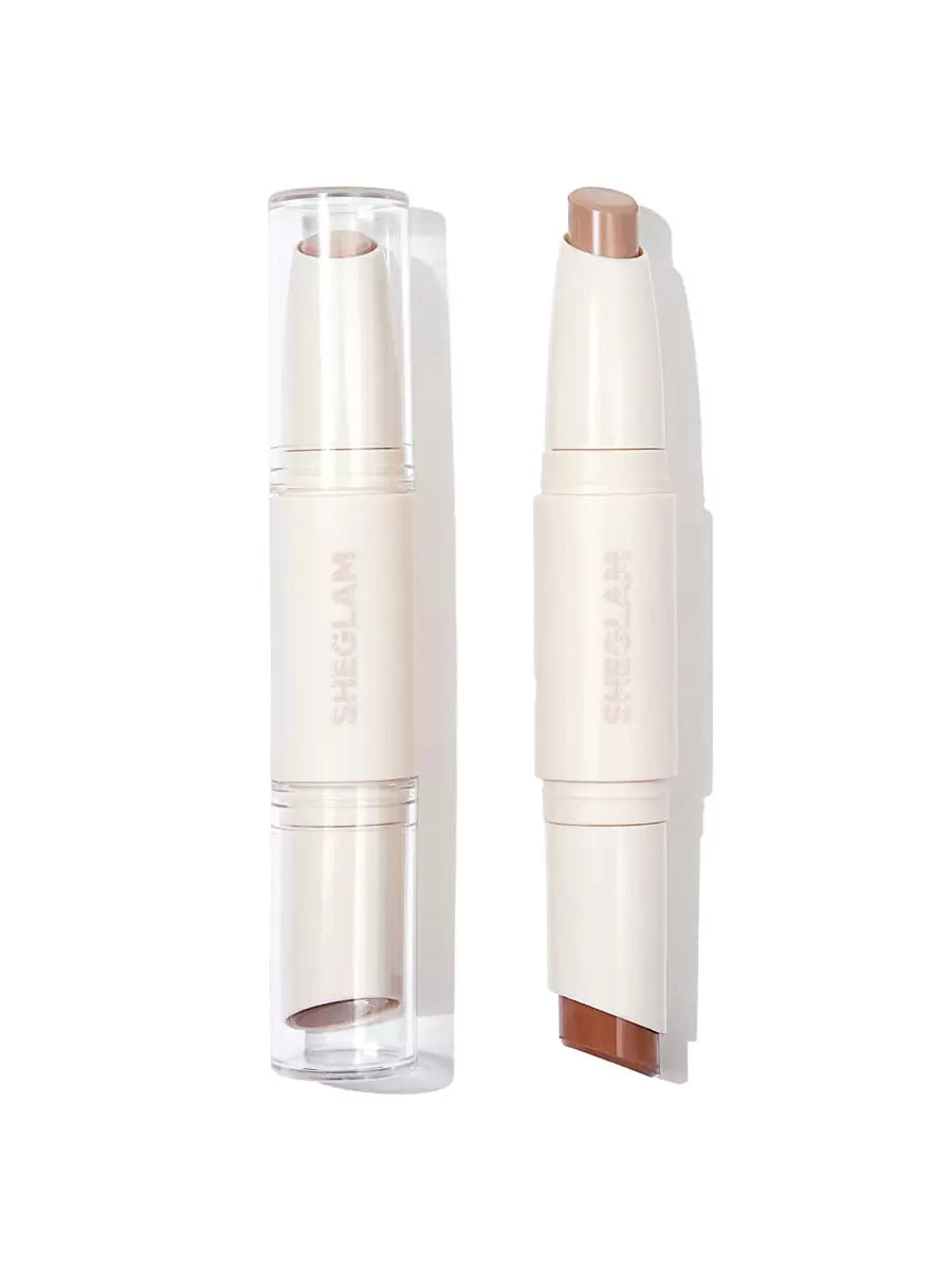 SHEGLAM Color and Sculpt Stick 2 In 1 Contour Dual Head Highlighter