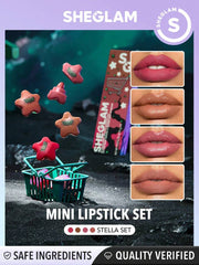 SHEGLAM Hi-Beam Mini Lipstick Set-Stella Set 4 In 1