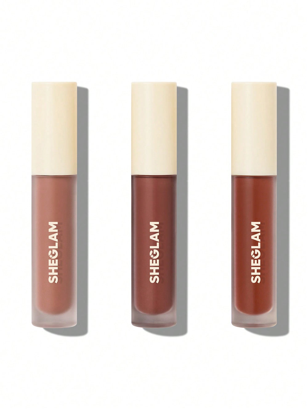 SHEGLAM Matte Allure Mini Liquid Lipstick Set-Nude Beach 3 Pcs