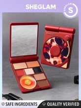 SHEGLAM Vinyl Pop Color Palette-Sunkissed Reverie 9-Color Shimmer