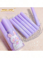 SheIn Rabbit Print Lip Gloss Kit 6Pcs Long-Lasting Matte Liquid Lipstick