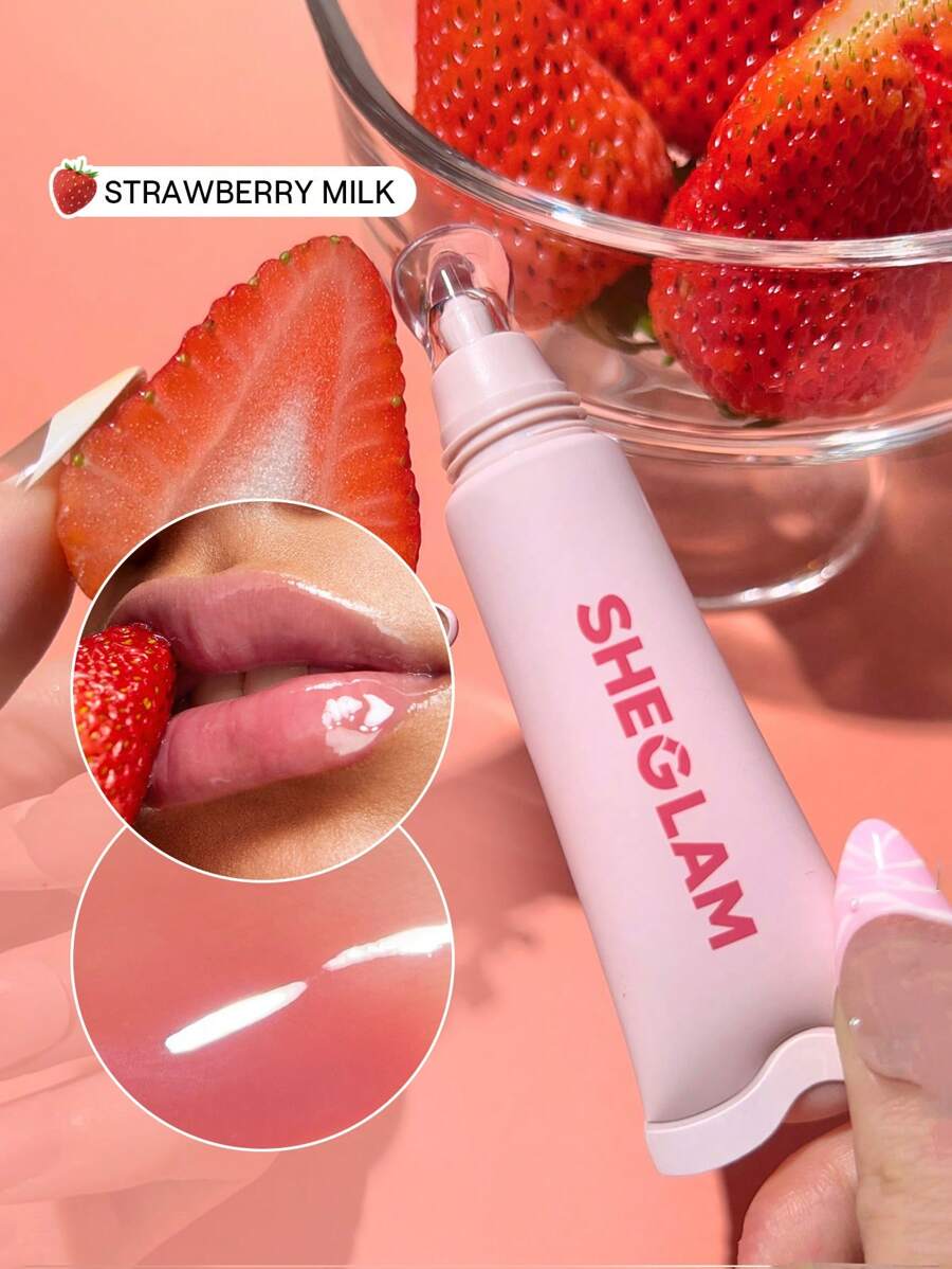 Sheglam Crystal Glaze Moisturizing Lip Care with keychain