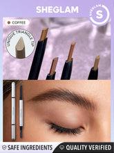 Sheglam Double Tip Eyebrow Pencil - Color - Coffee