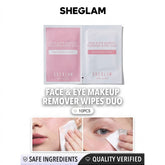 Sheglam Face And Eye Makeup Remover Wipes 10 Pcs
