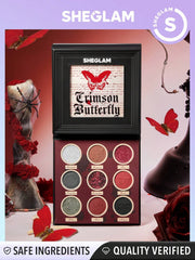 Sheglam crimson butterfly cursed chrysalis palette