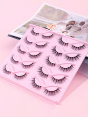 Shein 10 Pairs Of Mixed Cat Eye Eyelashes