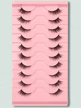 Shein 10pairs Natural Crossed Eyelashes