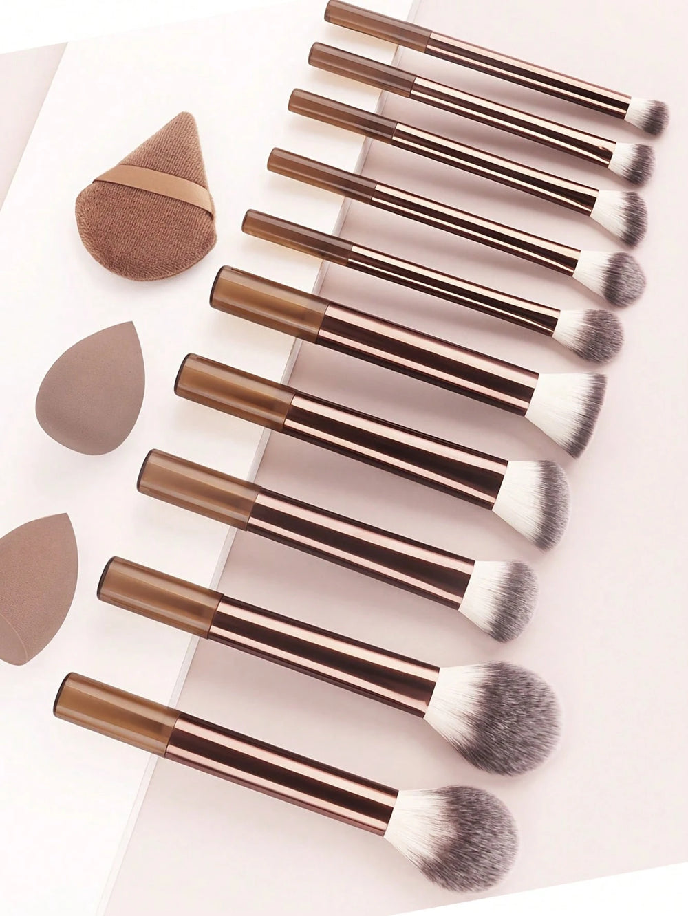Shein 12Pcs Makeup Brush and 3pcs Sponge