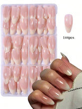 Shein 144pcs Press-On Full Cover Acrylic False Nails Set