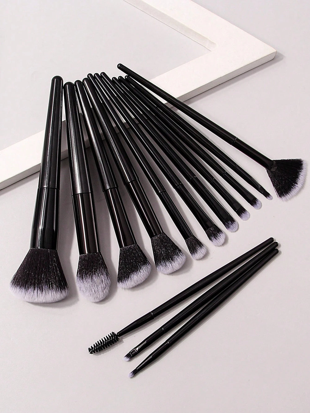 Shein 14Pcs Makeup Brush Black