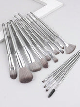 Shein 14pcs Makeup Brush Set gray