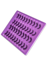 Shein 20 Pairs Beige Crystal Eyelashes
