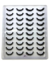 Shein 20 pairs of long false eyelashes enhanced with 3D technology and a natural look