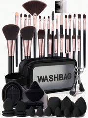 Shein 46Pcs complete makeup kit With Bag