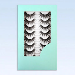 Shein 8 Pairs Full Lashes Cat Eye Look Tail Elongated