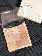 Shein DIKALU Eyeshadow Palette 9-Color Matte And Shimmer 901-1