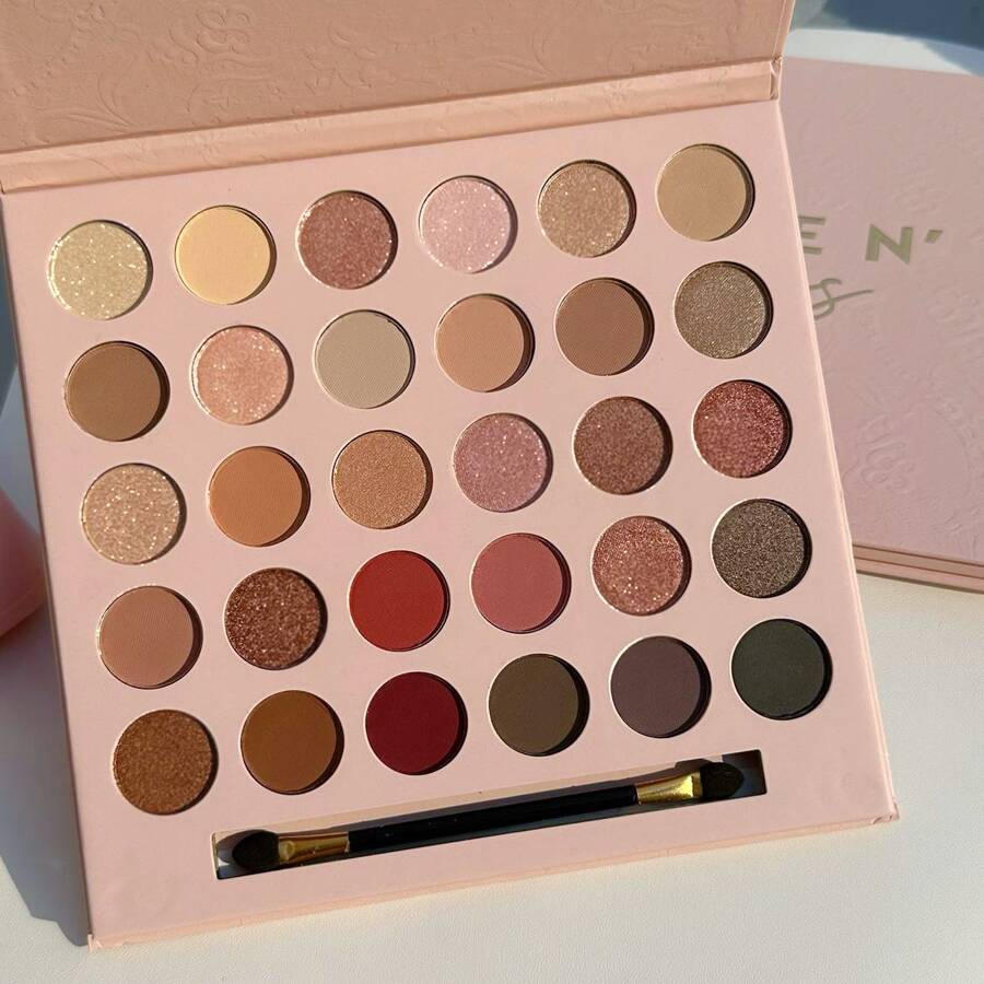 Shein Eyeshadow Palett 30 Color Matte and Shimmer With Brush