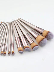 Shein Makeup Brush Set Gold 14Pcs