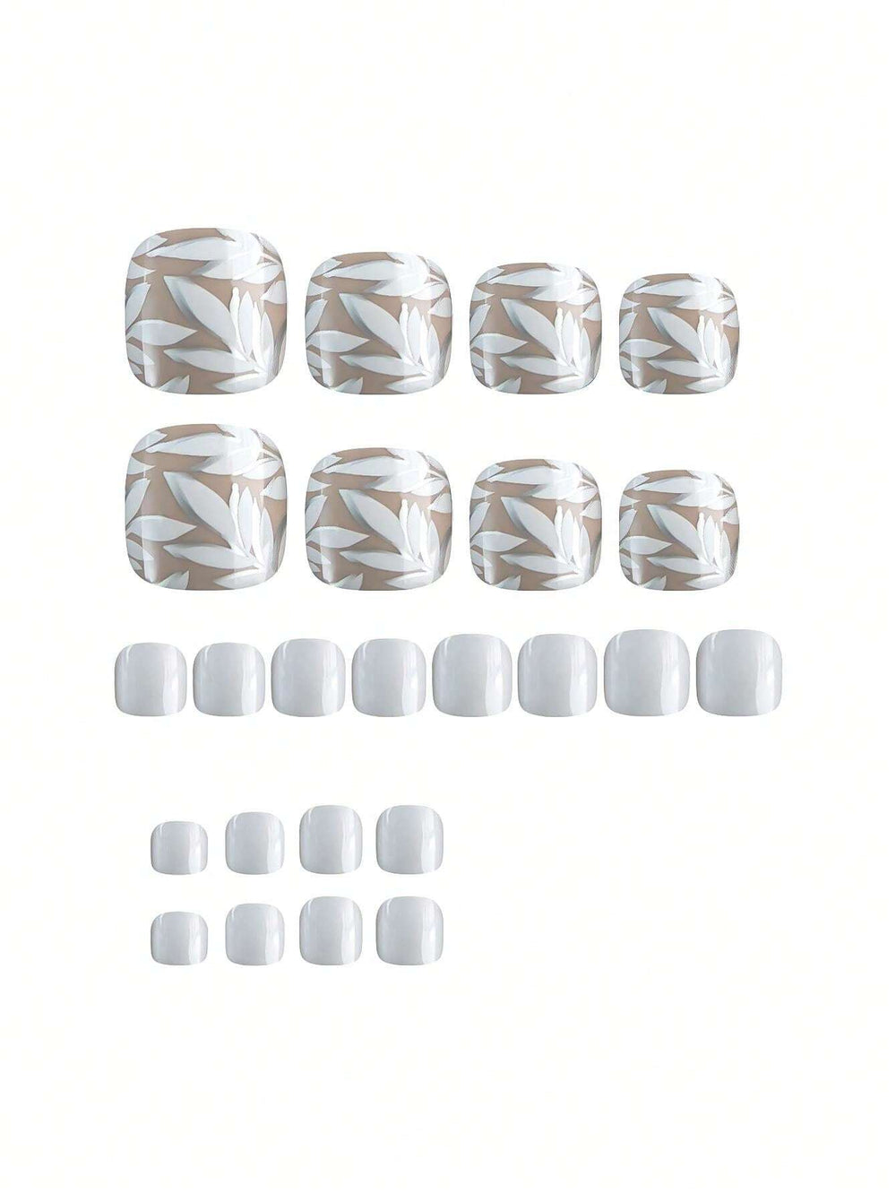 Shein White Toenail Pads 24 Pieces