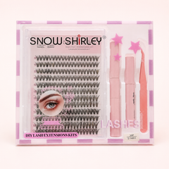 Snow Shirley Cluster Lash Kit 30P 9–14mm