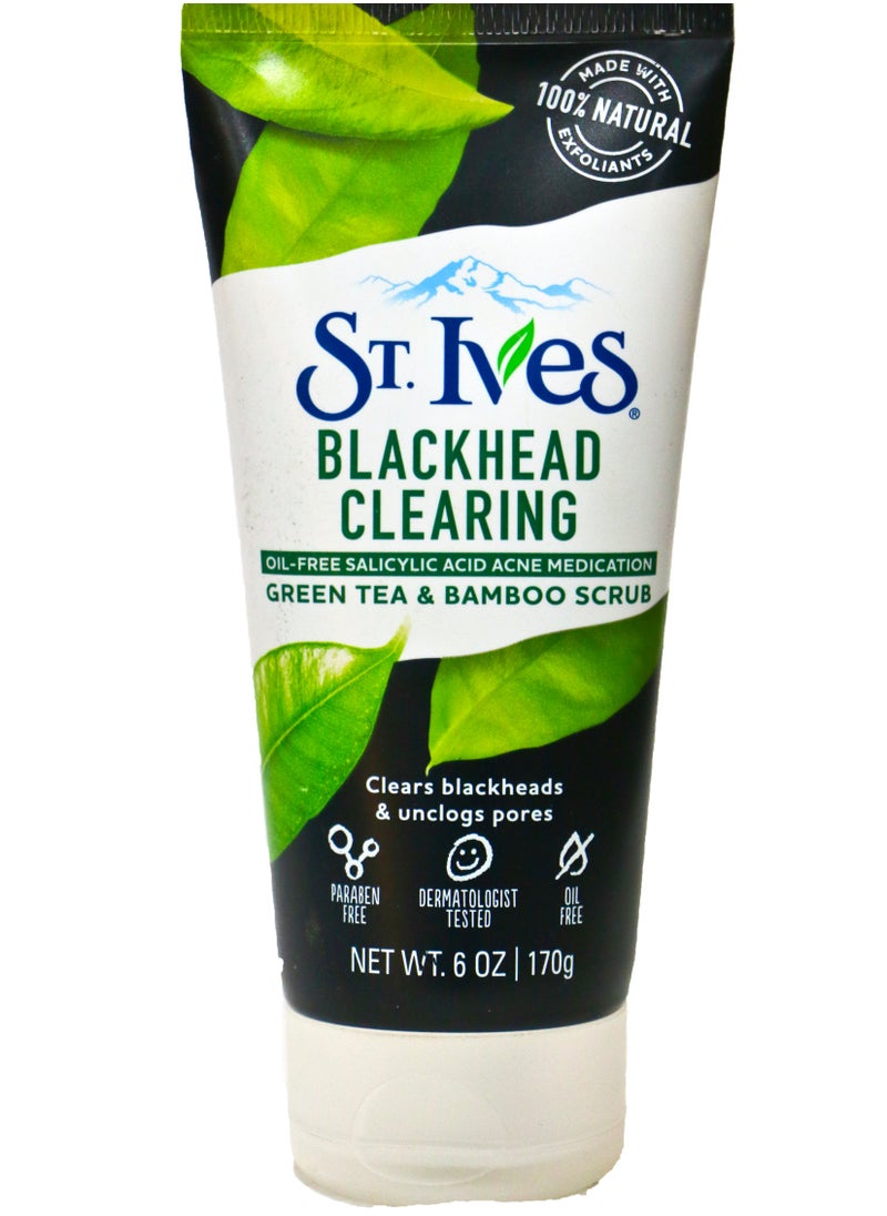 St. Ives Blackhead Clearing Green Tea Face Scrub 170 gm