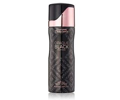 Deomania Opaque Black Perfumed Body Spray For Women - 200 ml